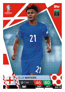 Ollie Watkins England Topps Match Attax EURO 2024 #ENG16
